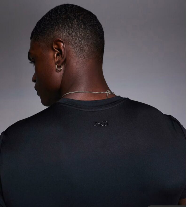 4505 Icon quick dry muscle fit training t-shirt 2 pack in black and charcoal - Image 4